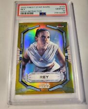 2022 Topps Star Wars Finest Rey Gold 46/50 PSA 10 picture