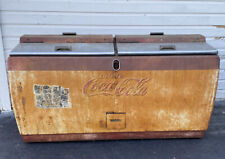 Vintage 1950’s Coca-Cola Bottle Refrigerator Cooler Chest Westinghouse WH-22T picture