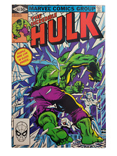 The Incredible Hulk #262 - Glass Houses 1981 VF-/VF range Raw Vintage Marvel picture