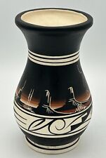 Navajo Pottery Vase Signed by Artist Chala Monument Valley 7” picture