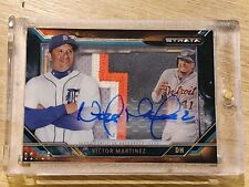 2015 Topps Strata Victor Martinez Auto Jersey #2/25 SSP 4 Colors Tigers picture