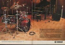 1986 2pg Print Ad of Yamaha System Drums & Piano picture