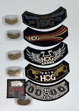 2014,15,16,17,18 HOG Members Rocker Patches /PinHARLEY DAVIDSON OWNERS GROUP picture