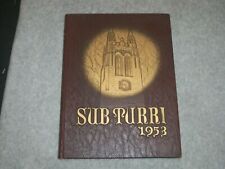 1953 BOSTON COLLEGE YEARBOOK - CHESTNUT HILL, MASSACHUSETTS - YB 2165 picture
