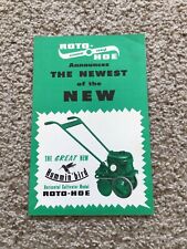 1955 Roto-Hoe Garden tools new Hummin bird,  sales literature. picture