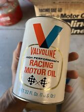 Vintage Valvoline Racing Motor Oil Can Full Unopened  picture