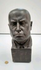 Mussolini bust In marble powder and ceranic toilet - Benito Mussolini - Italian  picture