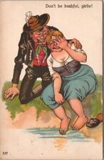 Vintage Romance Comic Greetings Postcard 