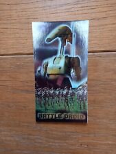 1999 Topps Star Wars Episode 1 Widevision Series 1 Foil F1 Battle Droid picture