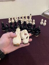 Antique Ultra Rare Soviet, Bakelite,plastic chess figures Set-Free Shipping picture