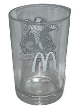 Vintage 1996-97 McDonald’s Monopoly-Glass Cup Rich Uncle Pennybags Glass-Collect picture