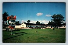 Gravenhurst -Ontario, Churchill Motel, Panoramic, Advertising, Vintage Postcard picture