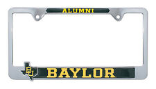 3d baylor bears alumni ncaa college chrome license plate frame usa made picture