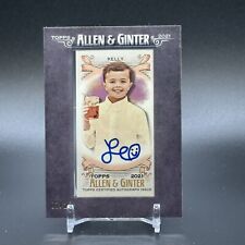 2021 Allen and Ginter Leo Kelly #'d 1 /25 Framed Mini Auto Black Frame SP picture