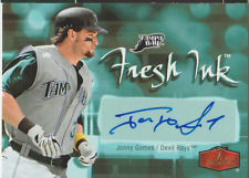 Jonny Gomes 2006 Fleer Flair Showcase Fresh Ink autograph auto card FI-JG picture