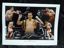 David Price  Signed 12x16 New Boxing Montage picture