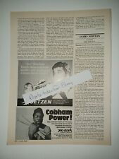 Doc Severinsen Getzen Eterna trumpet Vintage 8x11 Magazine Ad picture