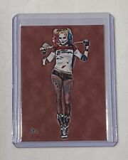 Harley Quinn Limited Edition Artist Signed Margot Robbie Trading Card 2/10 picture