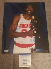 HAKEEM OLAJUWON SIGNED 11X14 PHOTO HOUSTON ROCKETS MVP PSA/DNA CERT# AM98276 picture