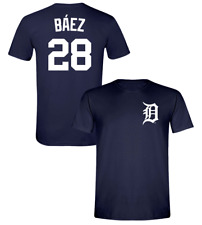 Javier Baez T-Shirt Shirsey Detroit Tigers MLB Soft Jersey #28 (S-2XL) picture
