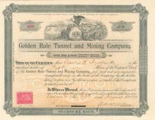 Golden Rule Tunnel and Mining Co. - Mining Stocks picture