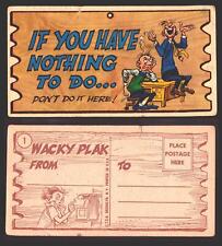 Wacky Plaks 1959 Topps Vintage Trading Cards You Pick Singles #1-88 picture