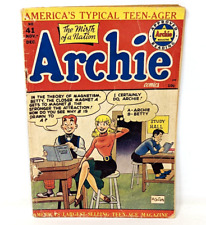 Scarce VTG 1949 Archie Comics The Mirth of a Nation Vol 1 Nov-Dec #41 Comic DH22 picture