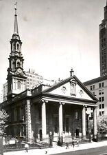 LD243 1966 Original Photo ST PAUL CHAPEL IN NEW YORK IS 200 YEARS OLD TODAY picture