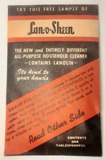 Old Stock Advertisement Lan O Sheen Free Sample St Paul Minnesota Rare picture