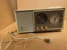 Vintage 1962 Motorola Tube Radio Clock AM FM Model BC3G Retro Style picture