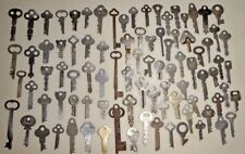 Vintage Old Antique Lot of 89 Flat / Stamped Keys (Bin # 57) picture