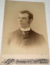 Rare Antique Victorian American Paymaster, Tufts University Grad Cabinet Photo picture