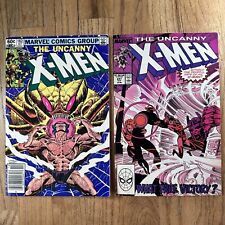 Uncanny X-men #162 Newsstand & #247 Marvel Comics FN 1982 🔑 picture