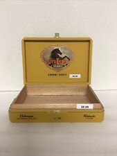 Stallone Cowboy Series Robusto Connecticut Empty Wooden Cigar Box Humidor picture