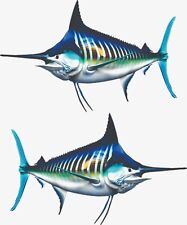  Fish Striped Marlin fishing Auto Boat Car Graphics Decal Sticker 44
