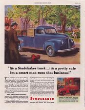 1946 Studebaker Coupe Express Pickup Truck M-16 Hefty Cargo Vintage Print Ad L55 picture