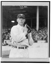 Raymond Herbert Keating,New York Yankees pitcher,holding a ball in his glove picture