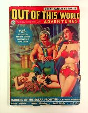 Out of This World Adventures Pulp Dec 1950 Vol. 1 #2 VG picture