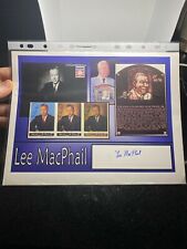  Lee MacPhail Yankees HOF signed 8x10 baseball photo collage picture
