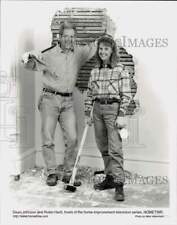 1999 Press Photo Dean Johnson and Robin Hartl, Hosts of 