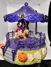 2008 AVON HALLOWEEN Light Up Moving CAROUSEL With GHOULS AND SPOOKY SOUNDS picture