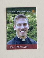 Rev. Henry ‘Hank’ Lyon Priest St. Emily’s  Mt. Prospect IL Chgo Arch  Card Rare picture