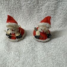 Vintage Spun Cotton/Felt Pixie Christmas Ornaments Lot 2 Japan V36 picture