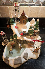 Christmas Village Midwestern Home Products Ski Bill Ice Skating picture