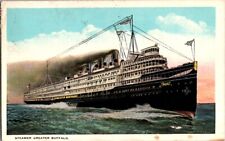 Vintage Postcard The Steamer Greater Buffalo NY New York 1928 Air Mail     K-630 picture