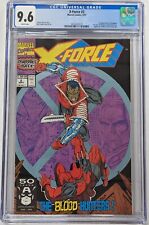 X-Force #2 1991 CGC 9.6 White Pages 2nd Appearance Of Deadpool 1st App Weapon X picture