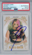 Asuka Signed Autograph Slabbed 2021 Topps WWE Allen & Ginter Card PSA DNA picture