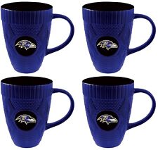 4- NFL Baltimore Ravens Football Ceramic Coffee Mugs Drink Cups 16oz 16 Ounces picture