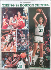 1986-87 BOSTON CELTICS Poster - LARRY BIRD - KEVIN MCHALE - ROBERT PARISH Poster picture