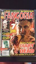 FANGORIA # 270 - George Romero Diary of the Dead SIGNED by Geroge Romero Scarce picture